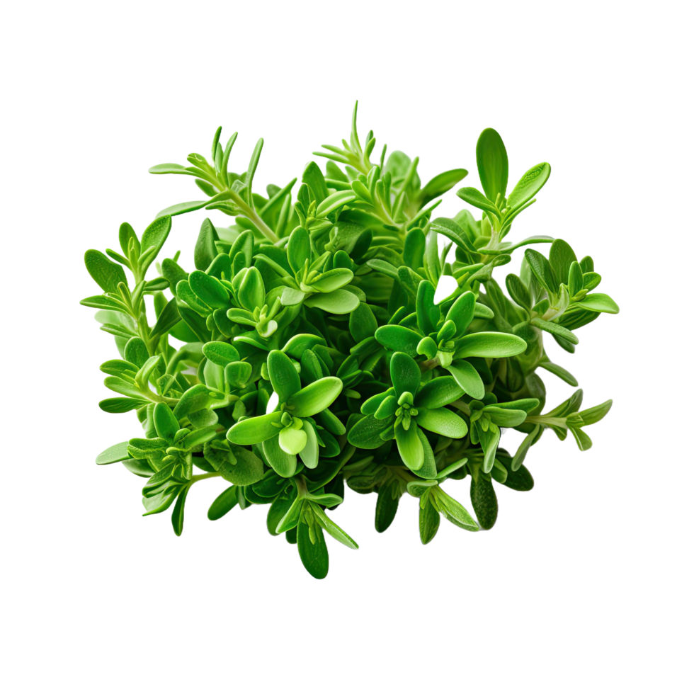 AI generated Fresh thyme isolated on transparent background png