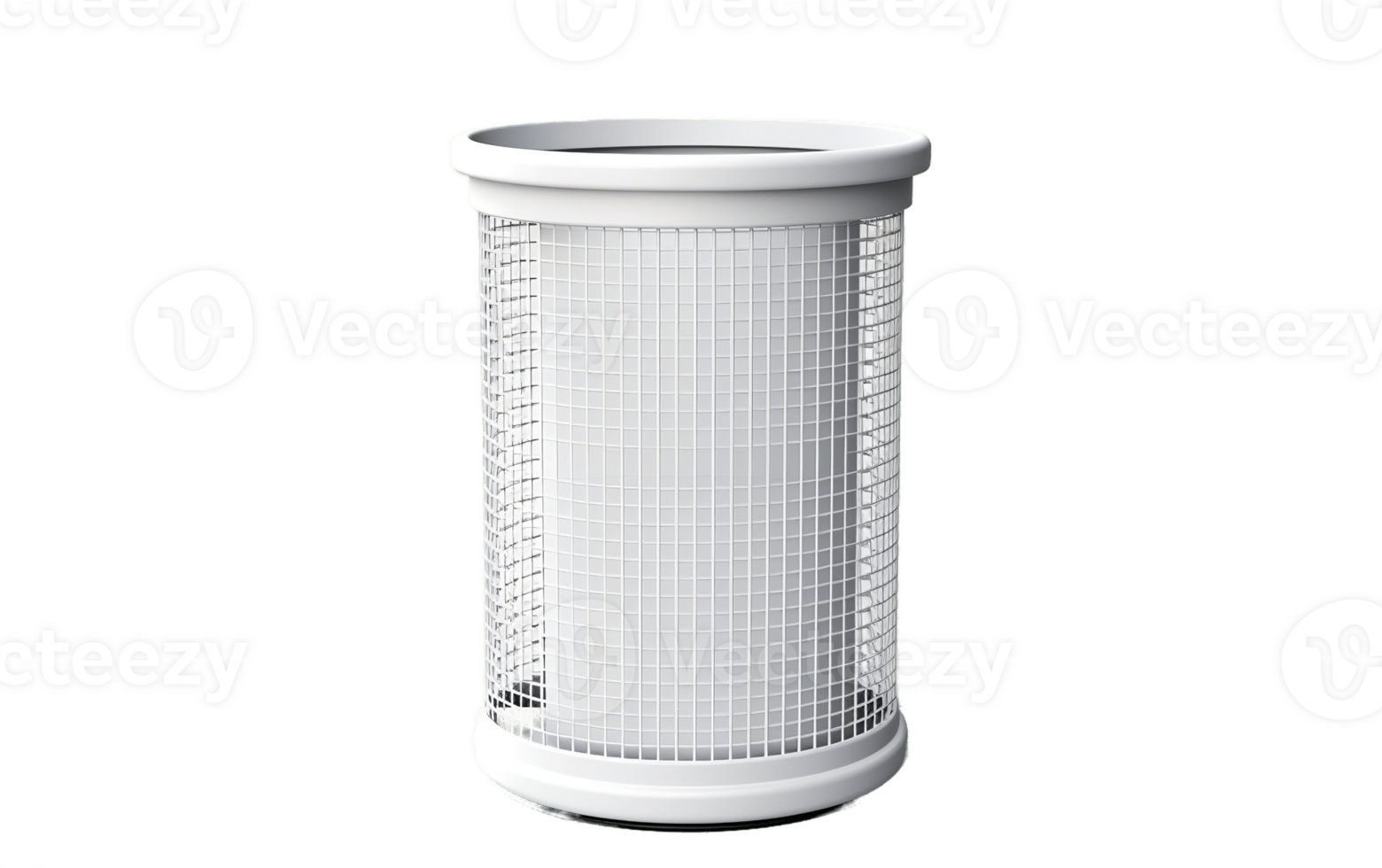 AI generated Transparent Background Trash Can Isolated Generative AI png