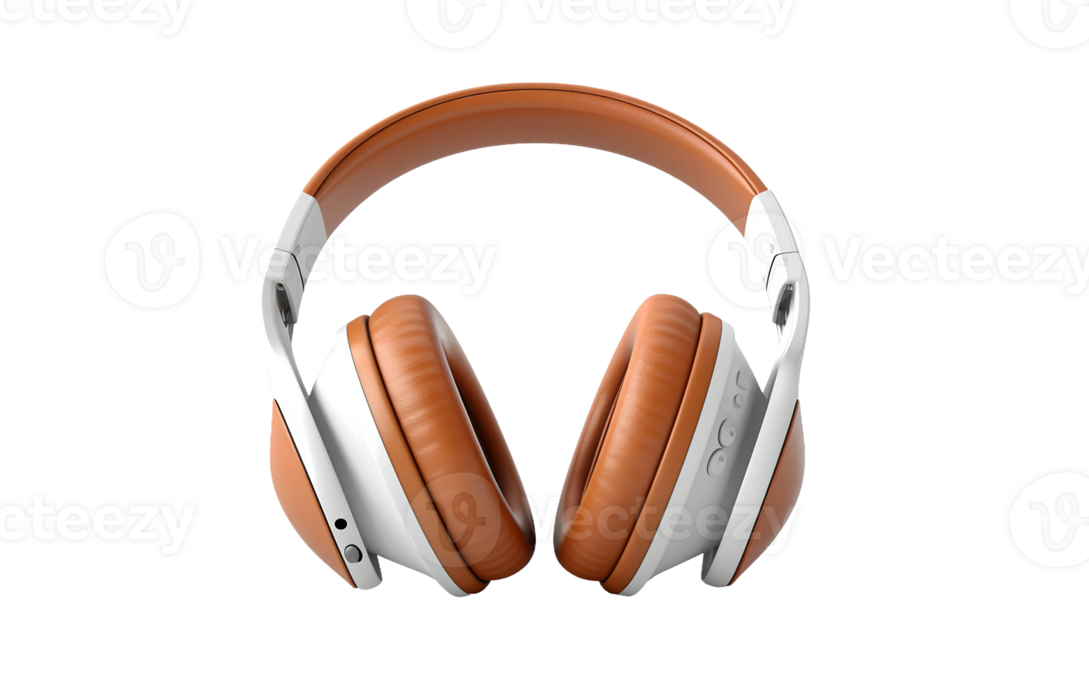 AI generated Headphones on Transparent Background, PNG format