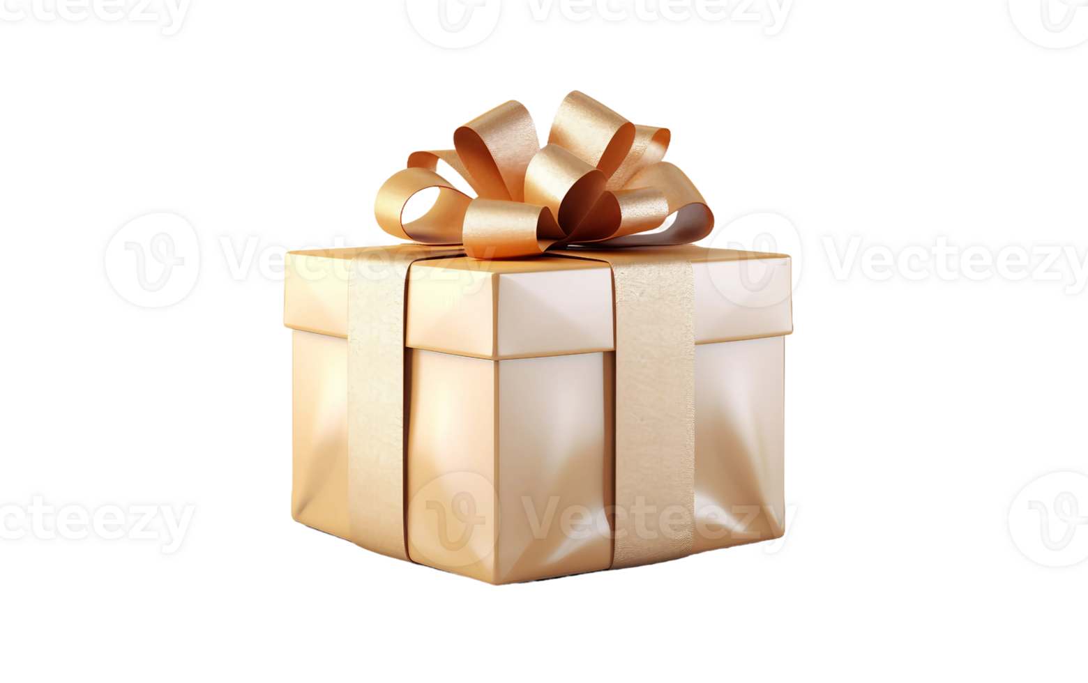 AI generated Gift Box on Transparent Background, PNG format