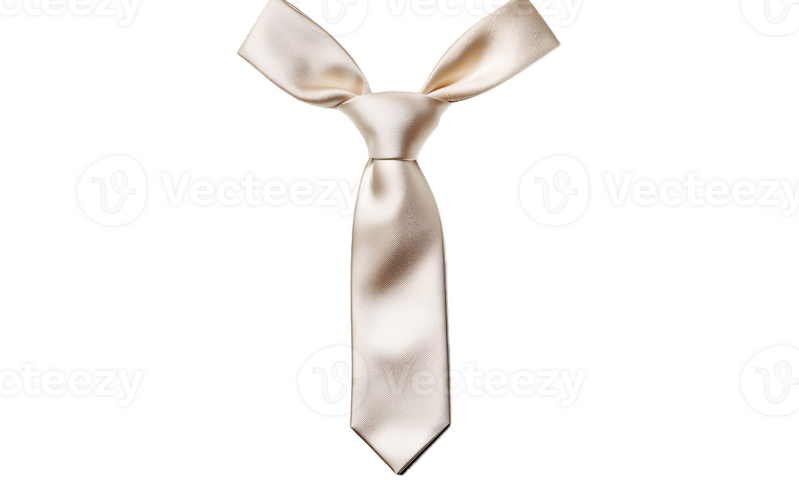 AI generated Formal Tie Isolated on Transparent Background png