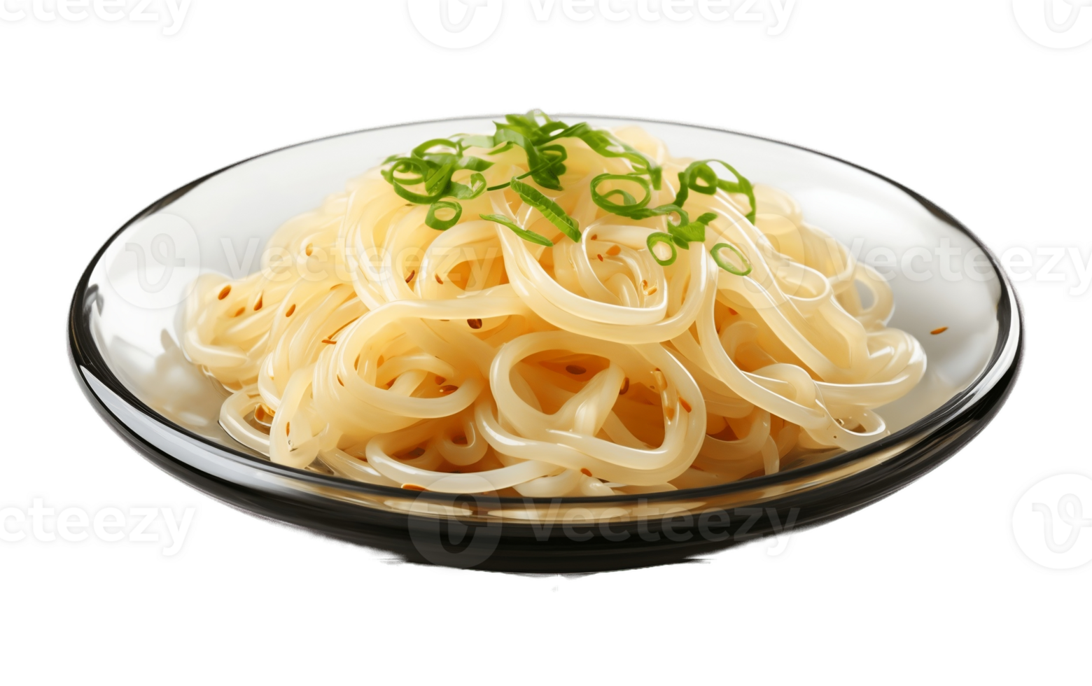 AI generated Pasta Noodles Isolated on Transparent Background png