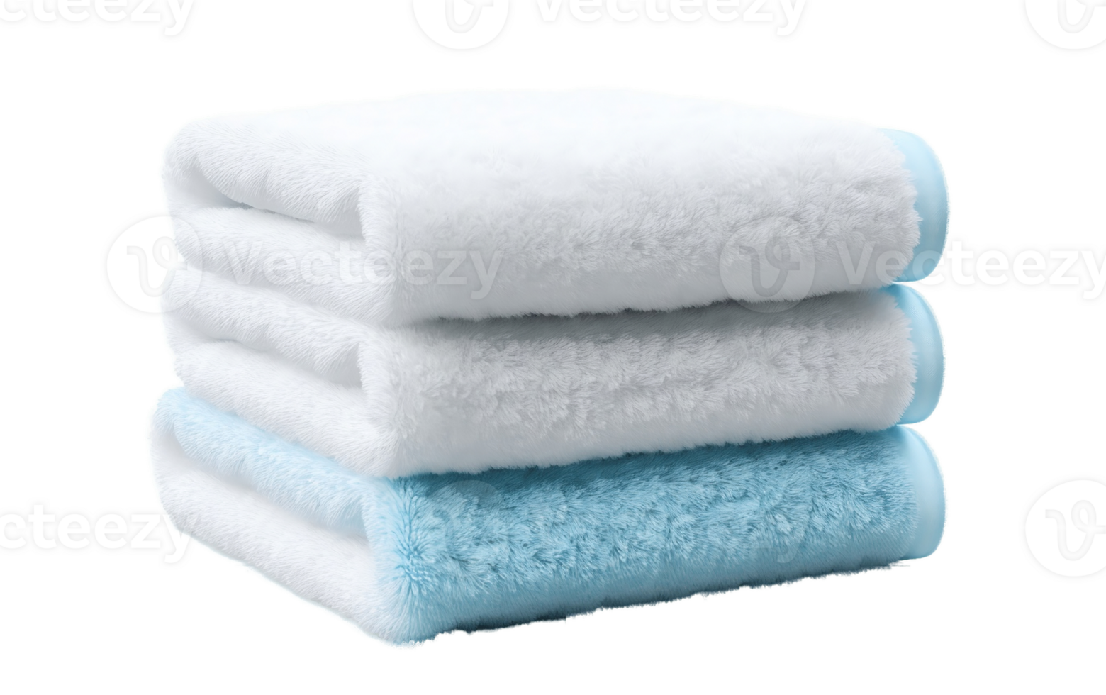 AI generated Cotton Towel Isolated on Transparent Background png