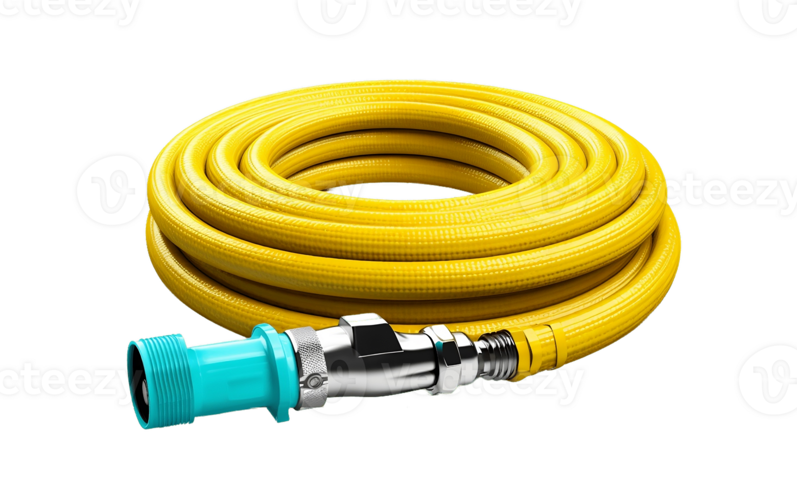 AI generated Clear Water Hose Pipe Isolated on Transparent Background Generative AI png