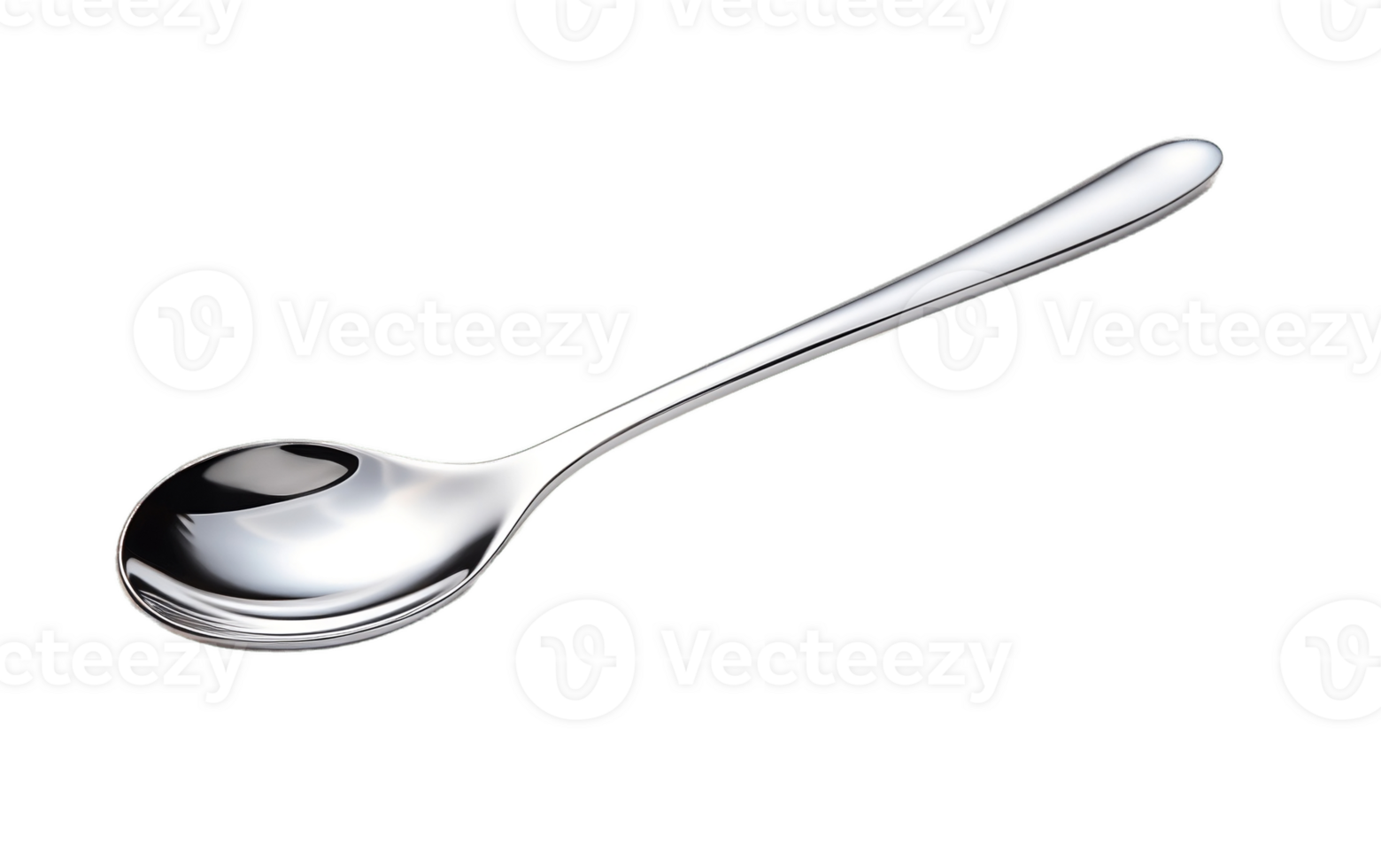 AI generated Spoon Isolated on Transparent Background Generative AI png