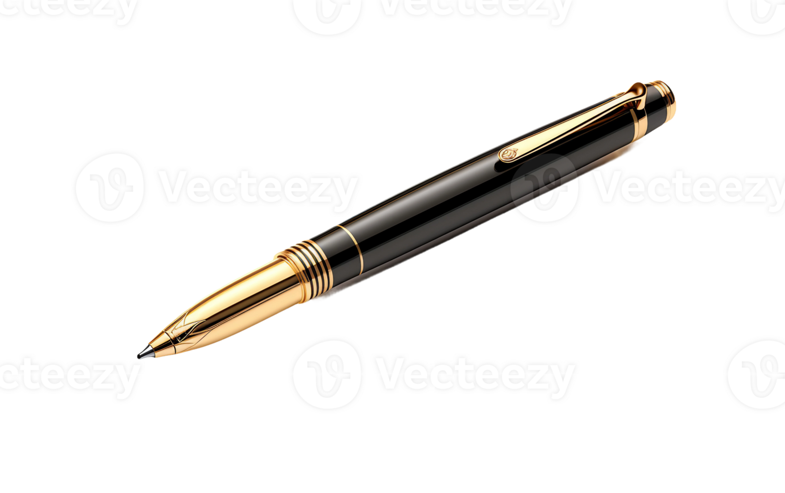AI generated Pen on Transparent Background, PNG format