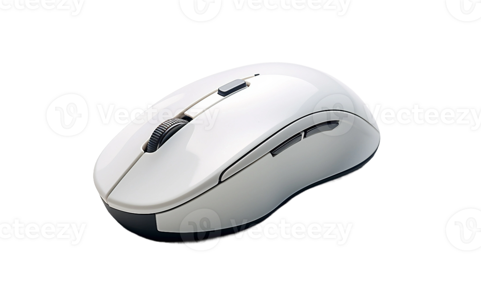 AI generated Computer Mouse on Transparent Background, PNG format