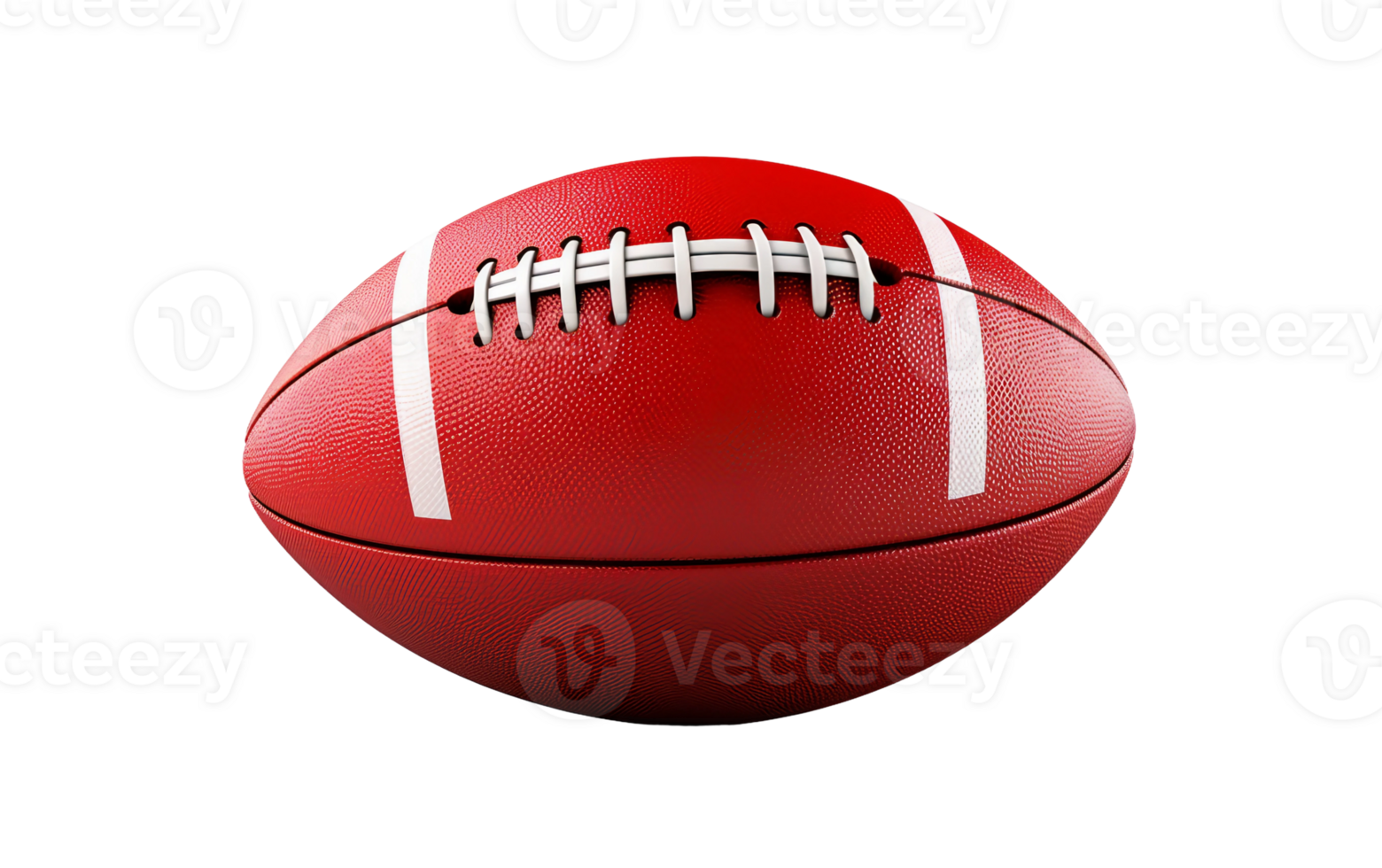AI generated American Football on Transparent Background, PNG format