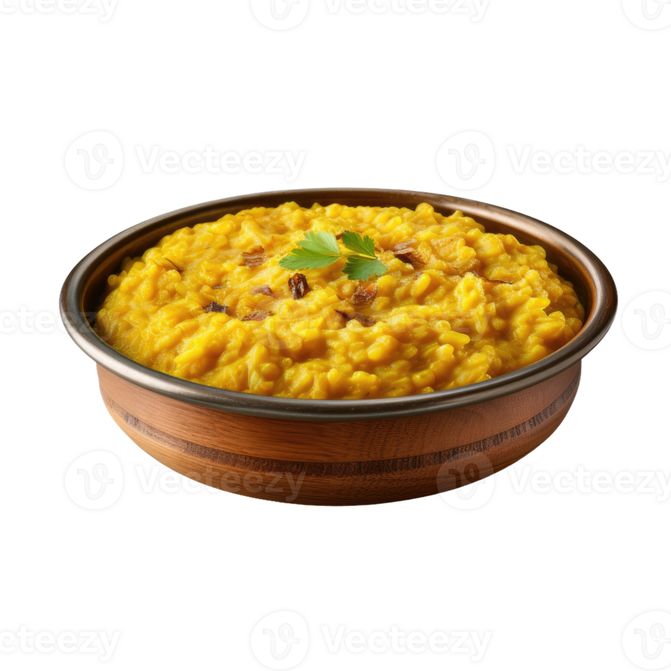 AI generated Savory Dhansak Cuisine, on transparent background. png