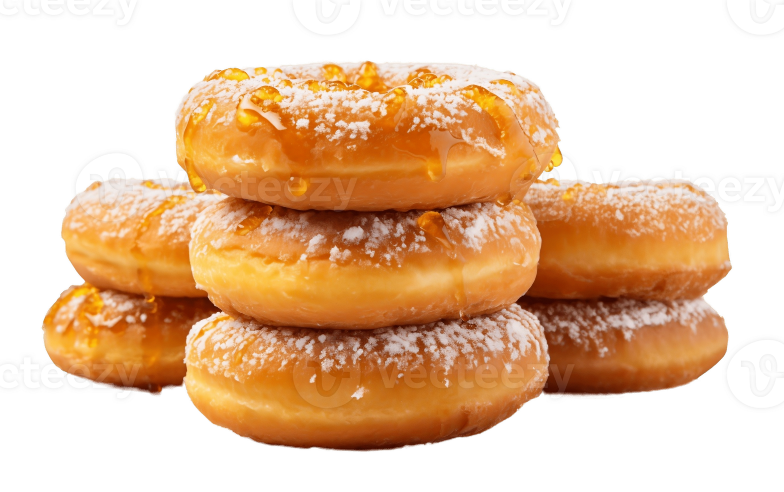 AI generated Spanish Doughnuts on Transparent Background png