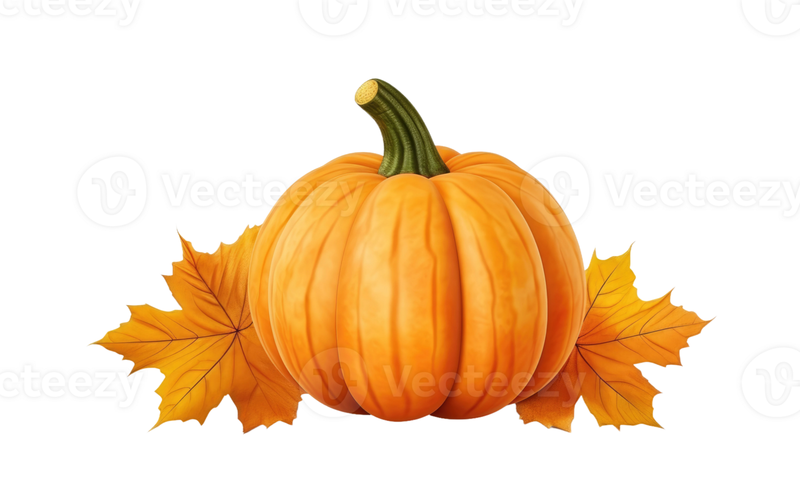 AI generated Autumn Pumpkin on Transparent background png