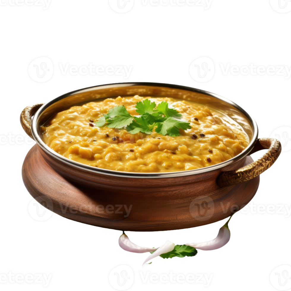 AI generated Dhansak Cuisine, on transparent background. png