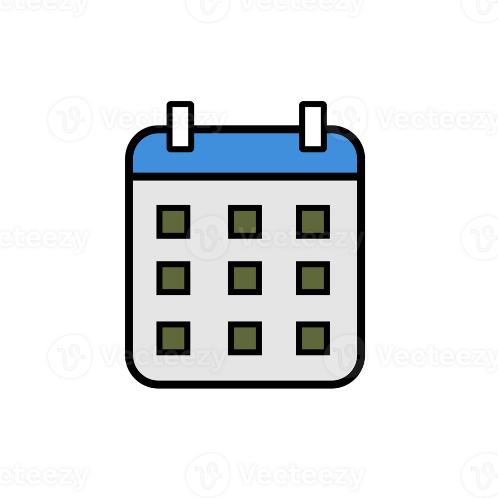 calendrier icône ilustration png