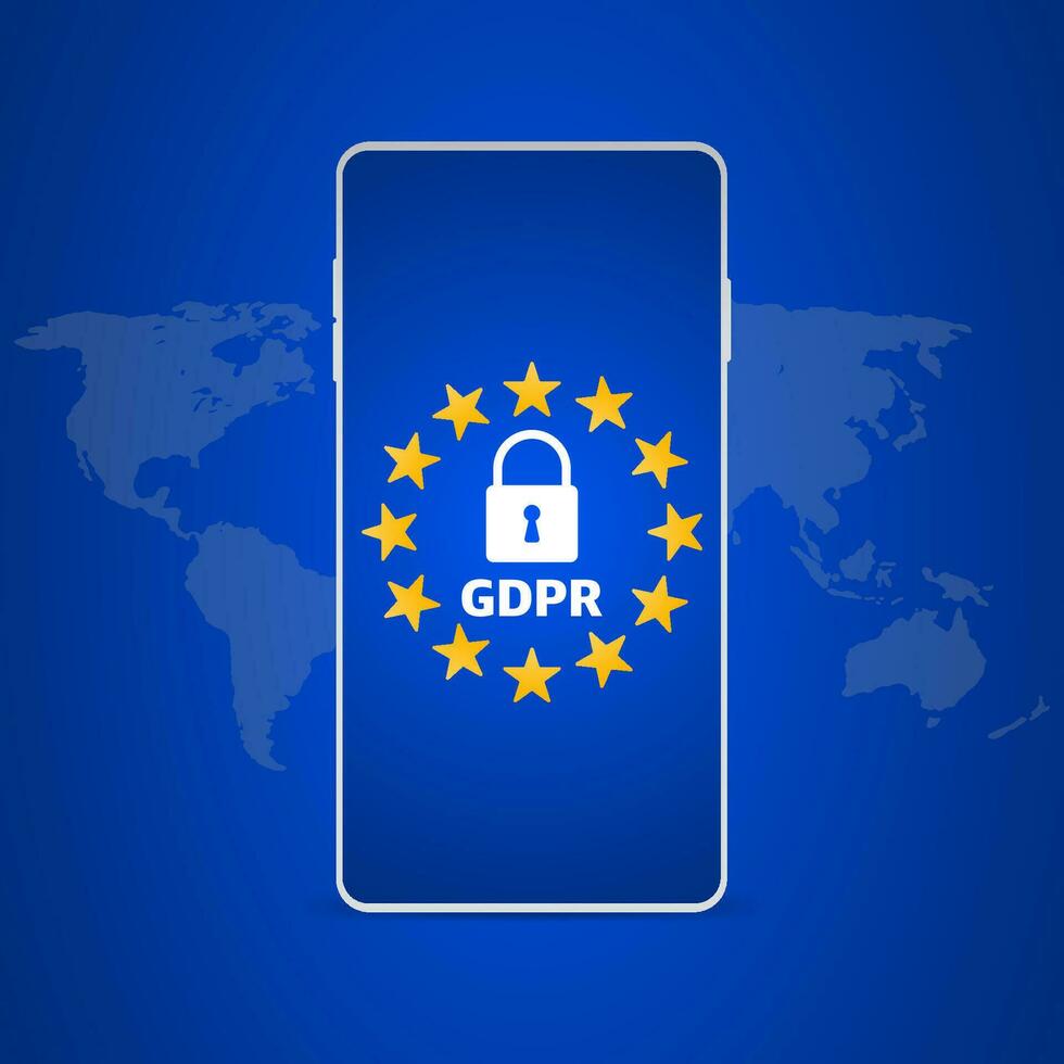 General Data Protection Regulation GDPR vector