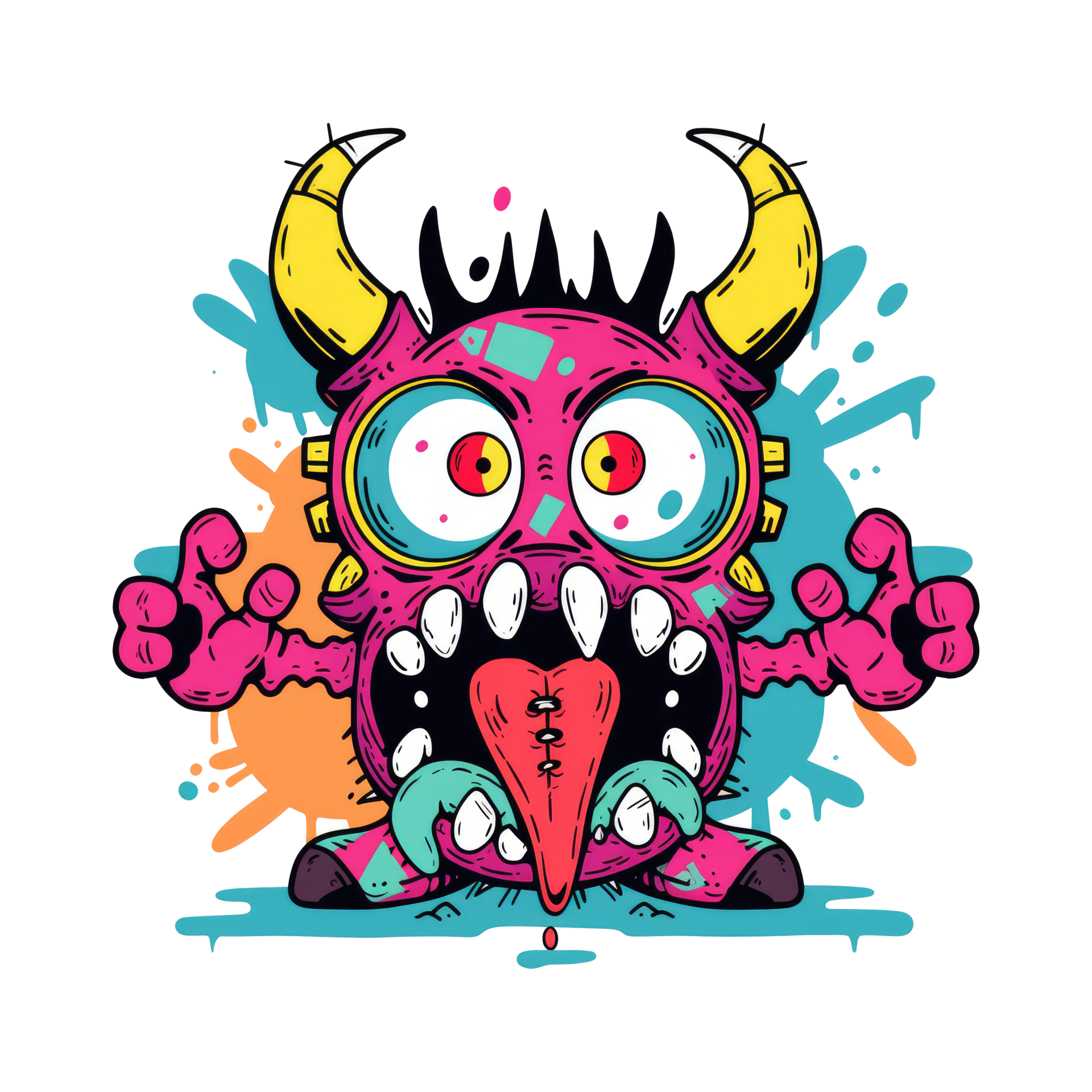 AI Generated Cool Monster Character For Your T shirt Design 36628017 PNG ai-generated-cool-monster-character-for-your-t-shirt-design-36628017-png