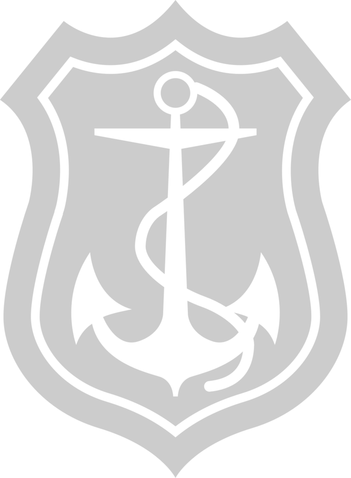 Nautical Anchor Badge vector