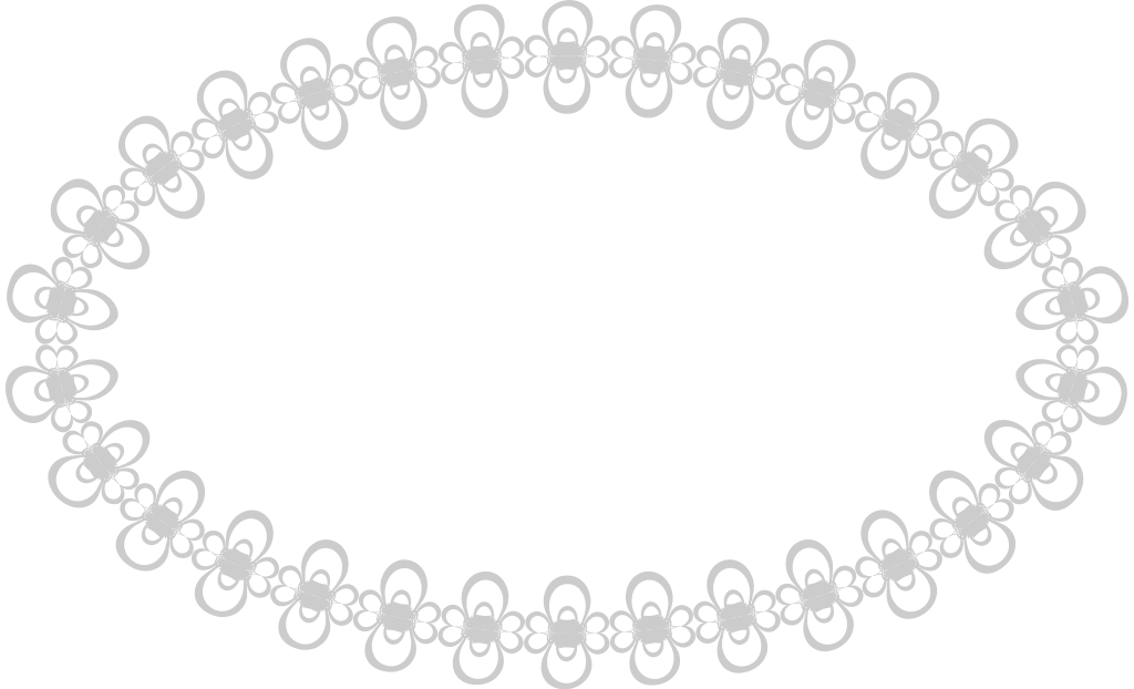 Fancy Oval Border vector