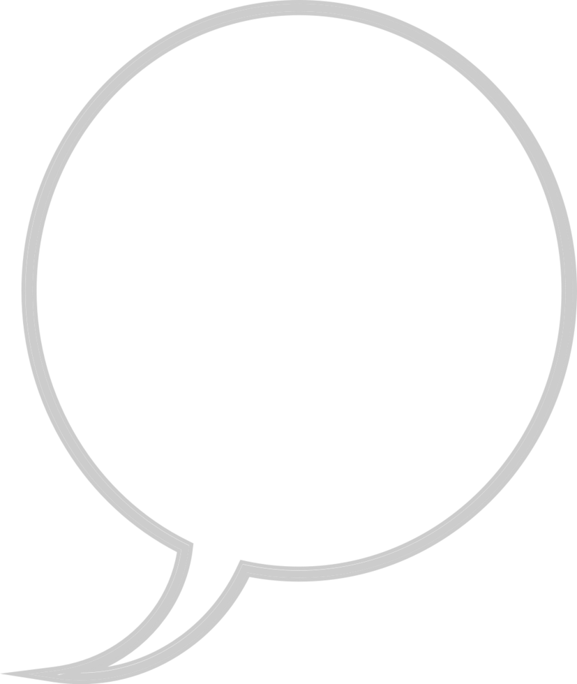 Circle speech bubble vector