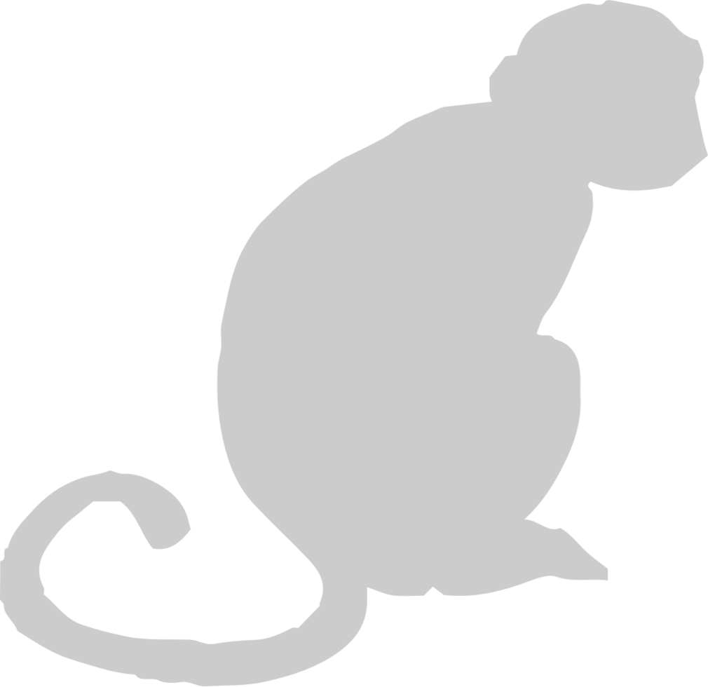 Ape sitting vector