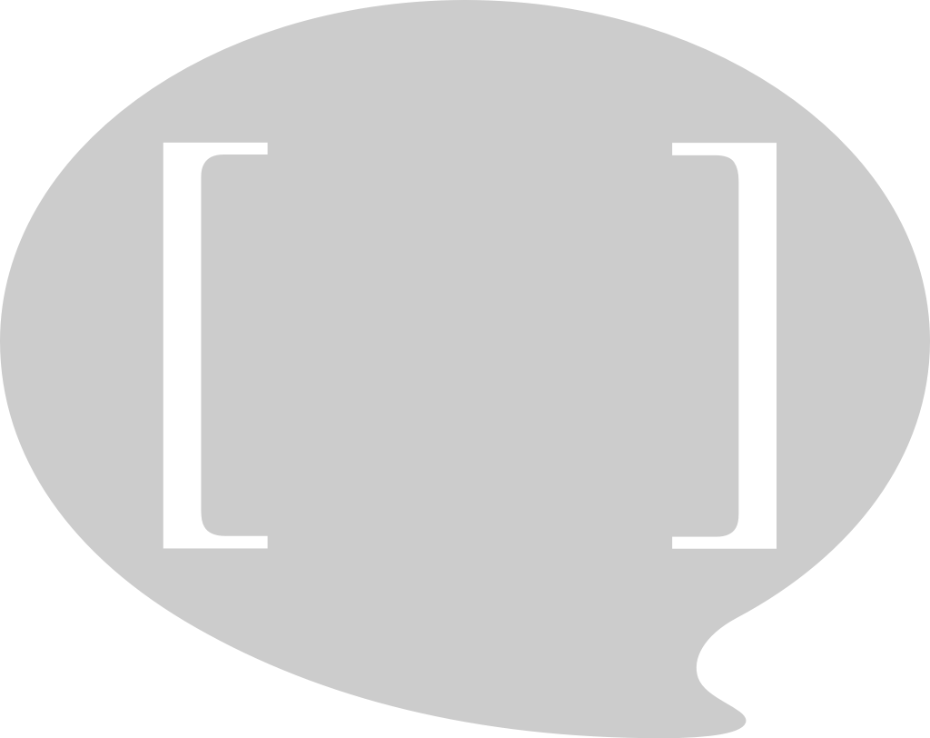 Bubbles Square Brackets vector