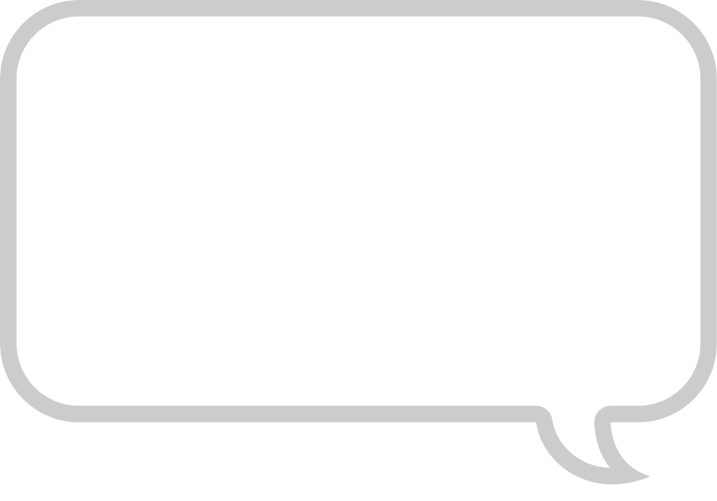 Bubbles speech outline vector