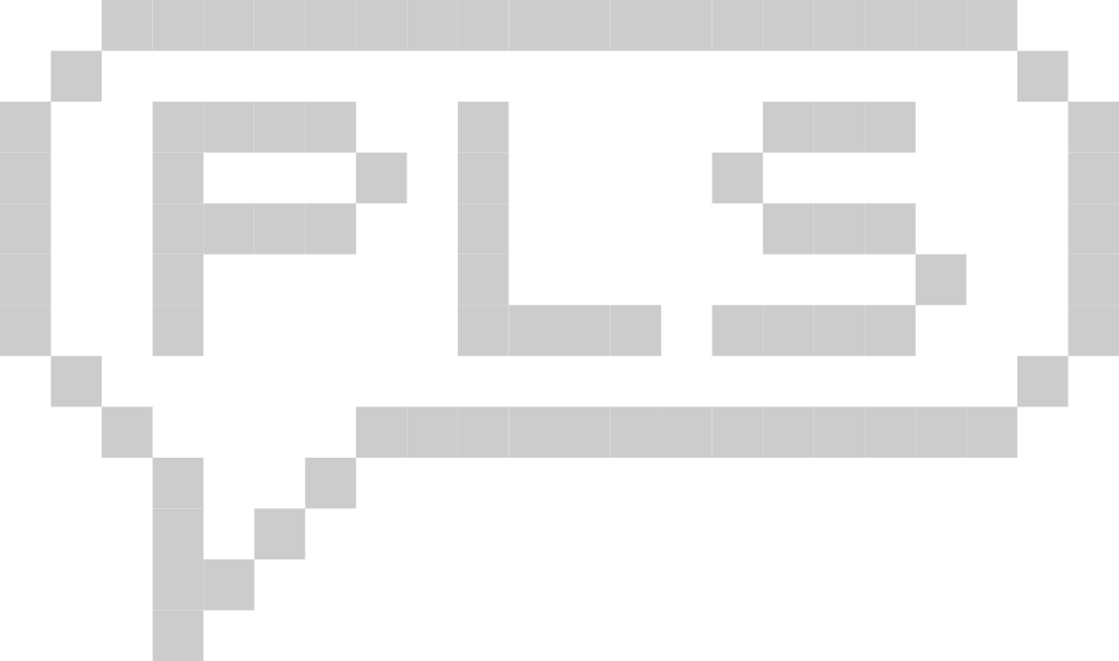Speech bubbles pixel PLS vector