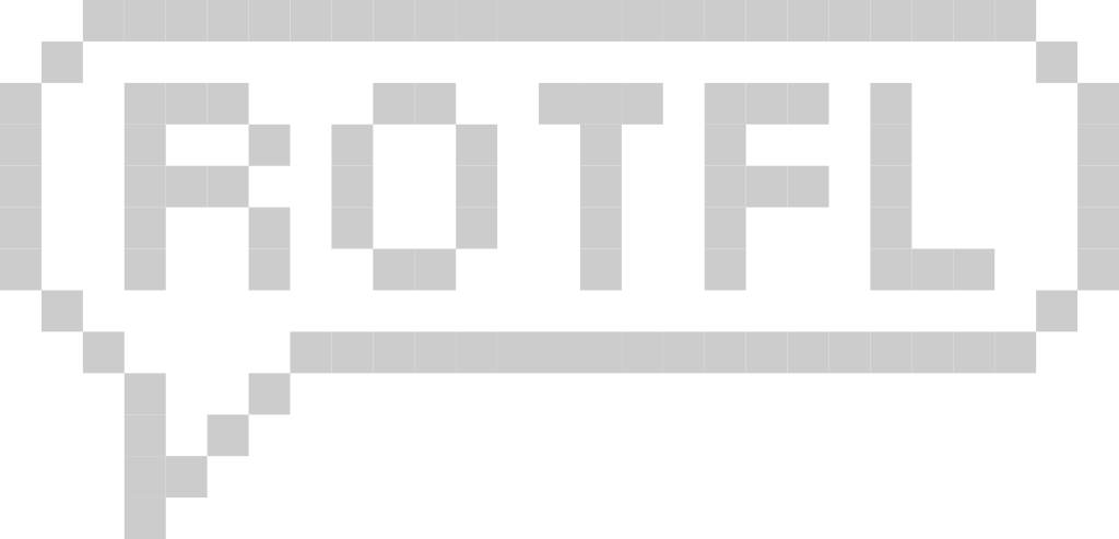 Speech bubbles pixel ROFTL vector
