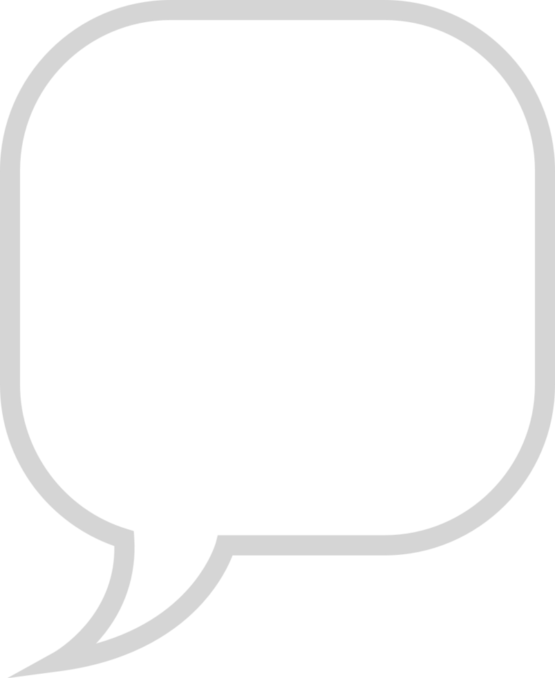 Bubbles speech outline vector