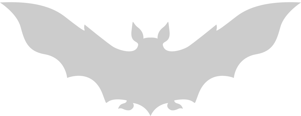 Bat flying vector