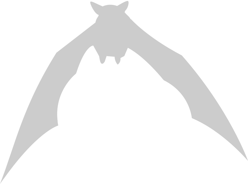 Bat flying vector