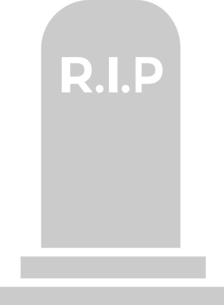 Death tombstone vector