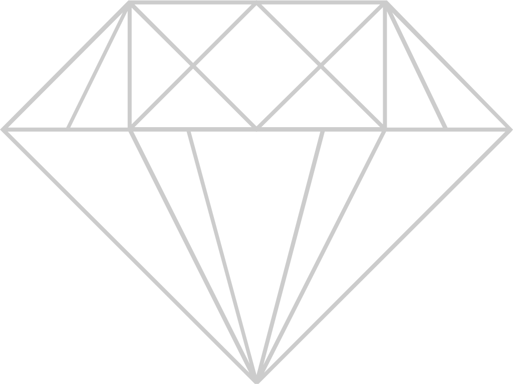 Diamond line vector