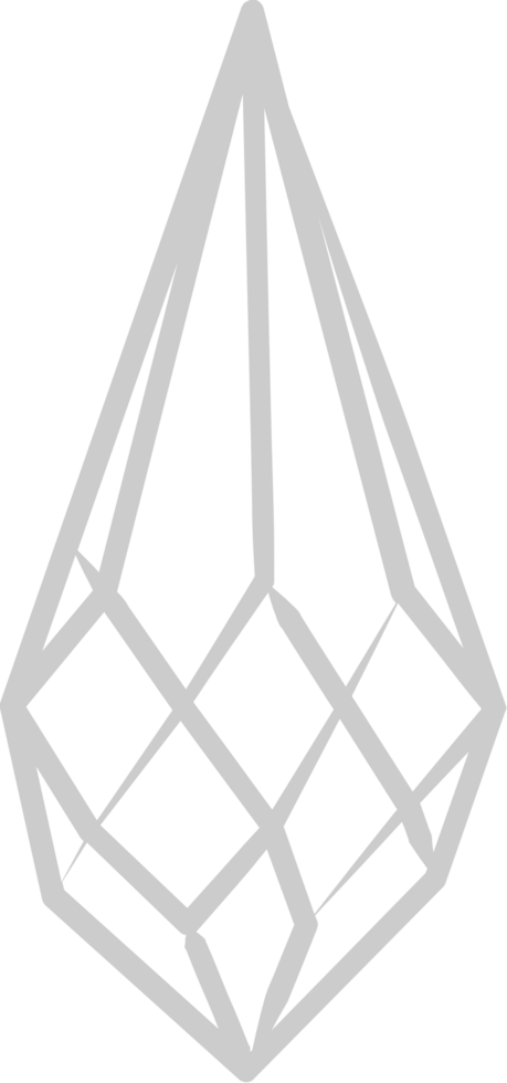 Diamond line sharp vector