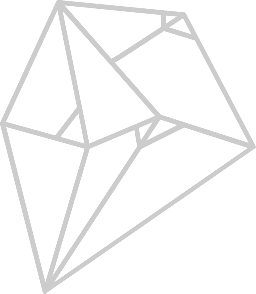Diamond crystal vector