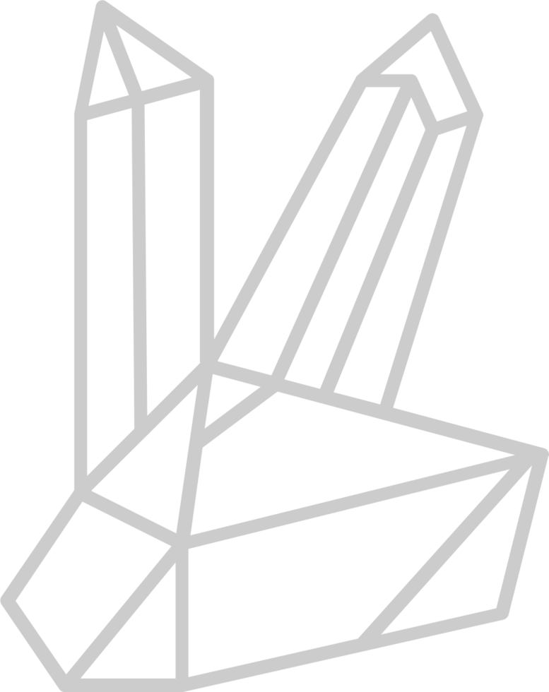 Diamond crystal  vector