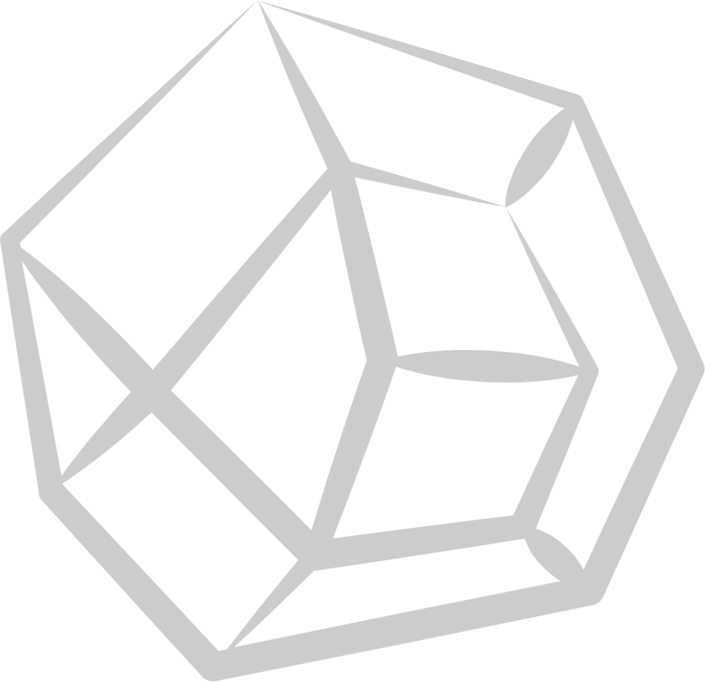 Diamond rough line vector