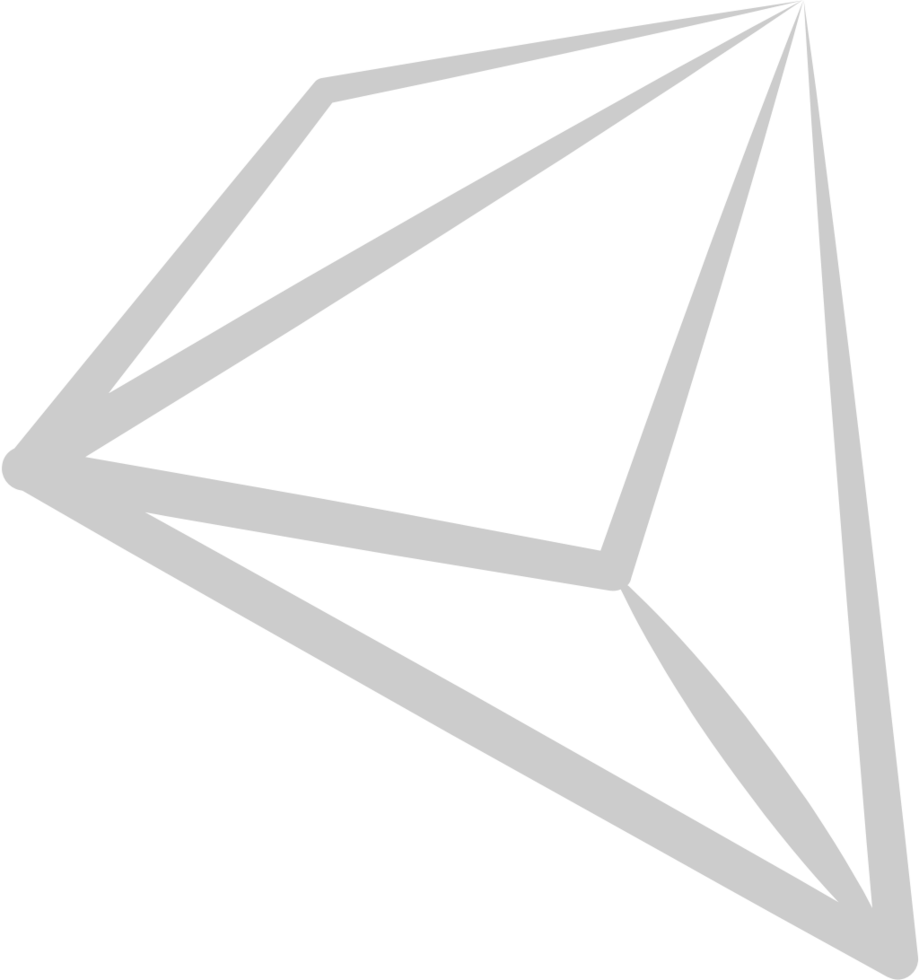 Diamond rough line vector