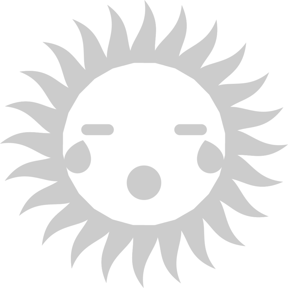 Emoji sun vector