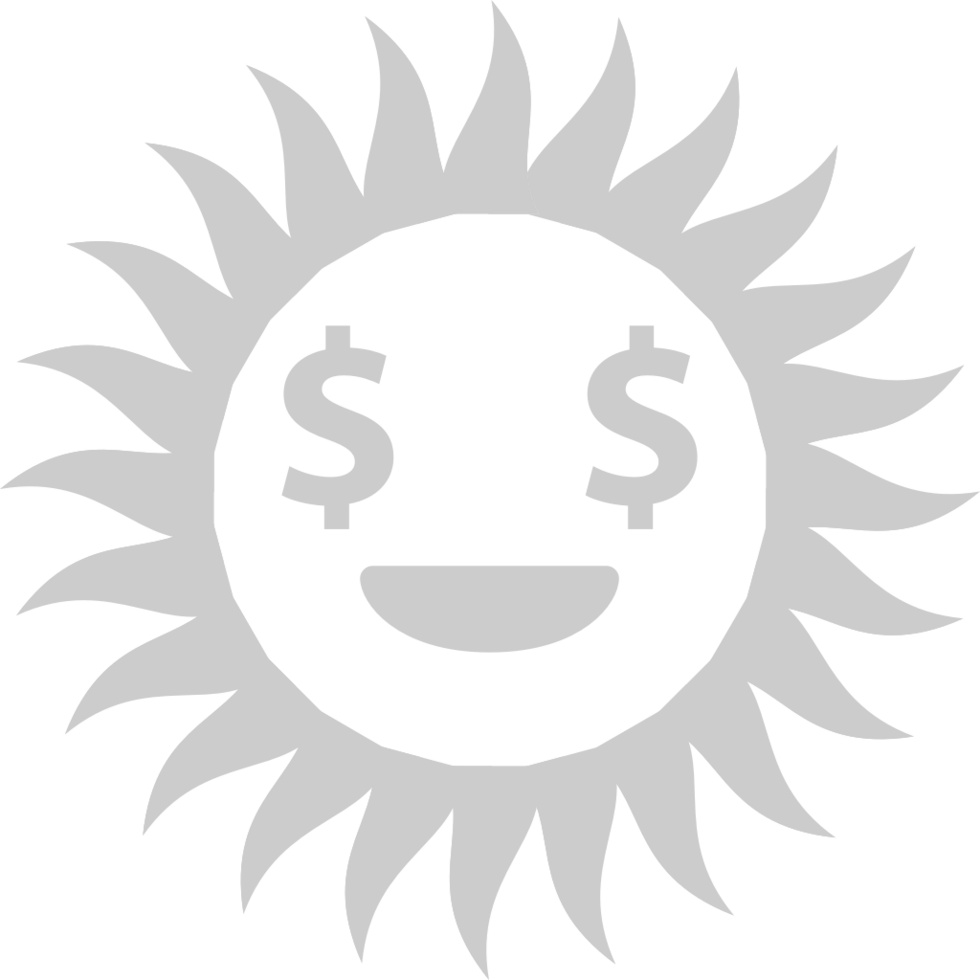 Emoji sun vector