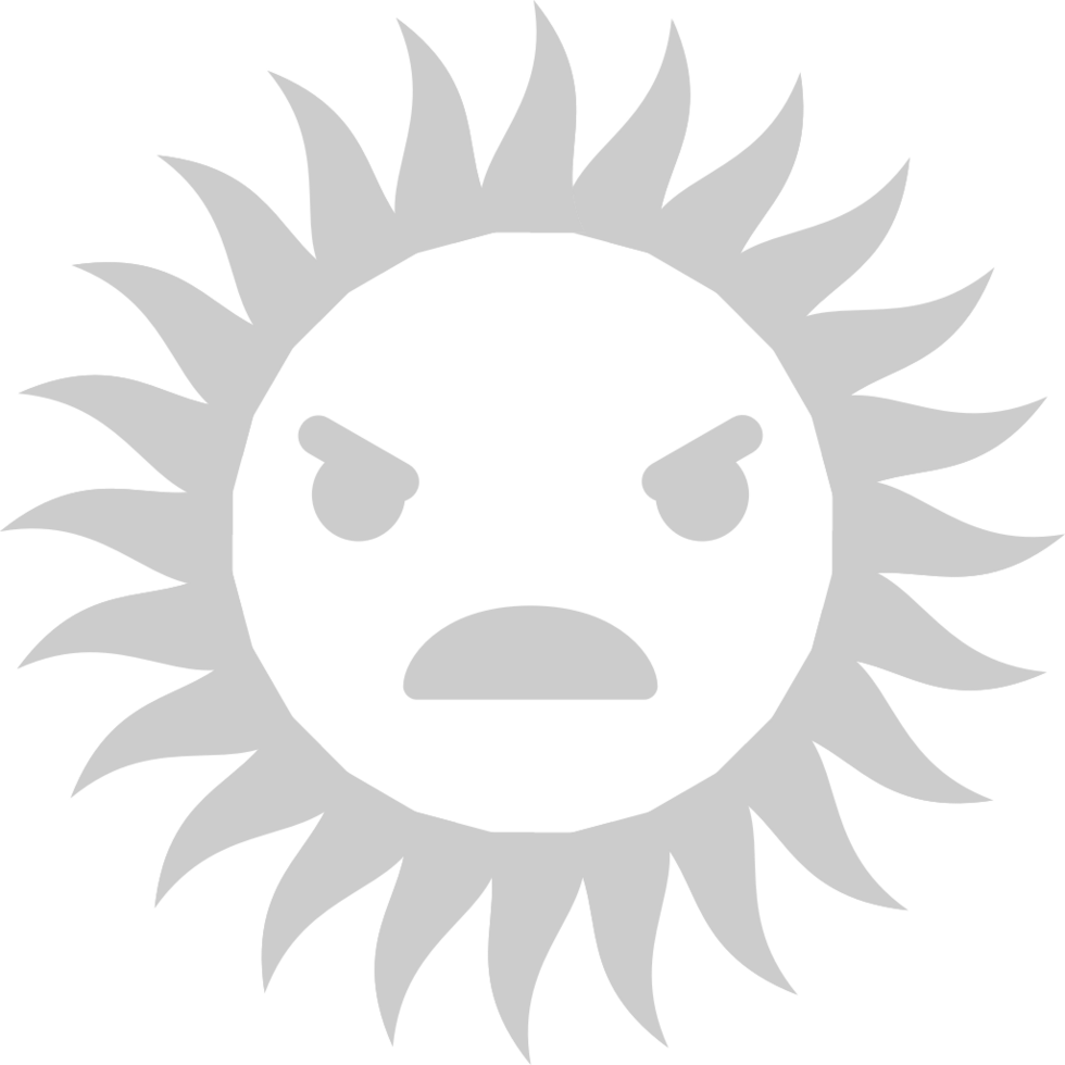 Emoji sun vector