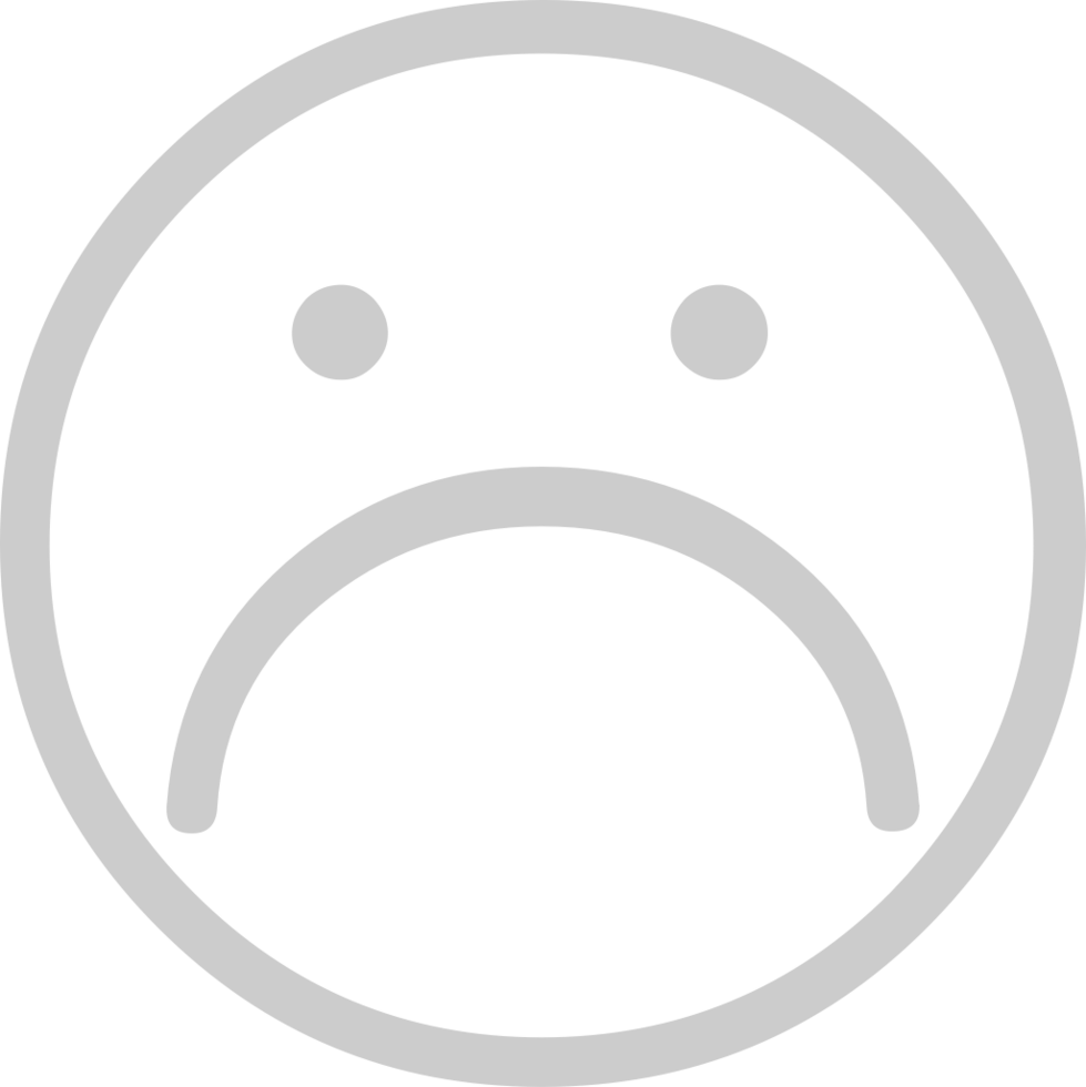 Emoji sad vector