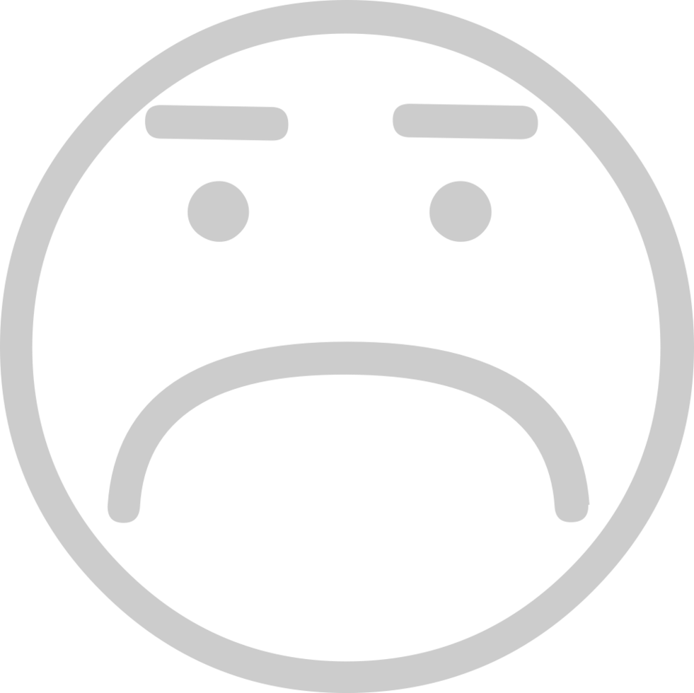 Emoji sad vector