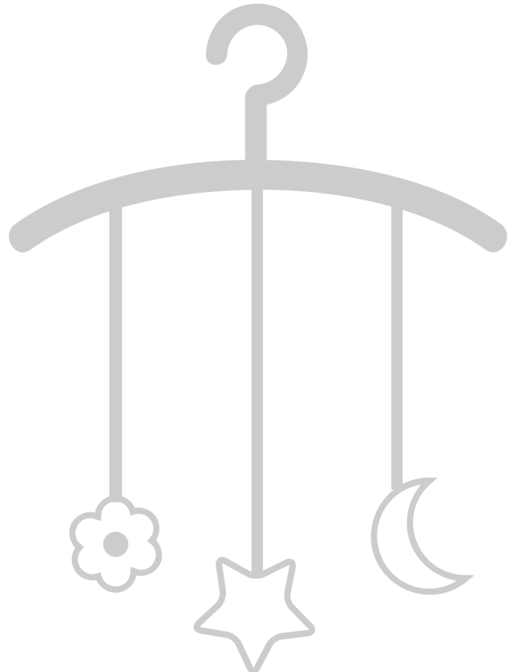 Baby Crib Mobile vector