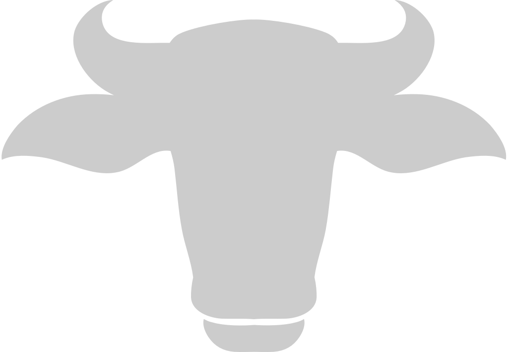 Cow head vector