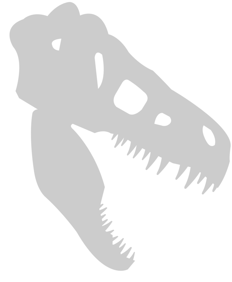 Dinosaurs skull vector