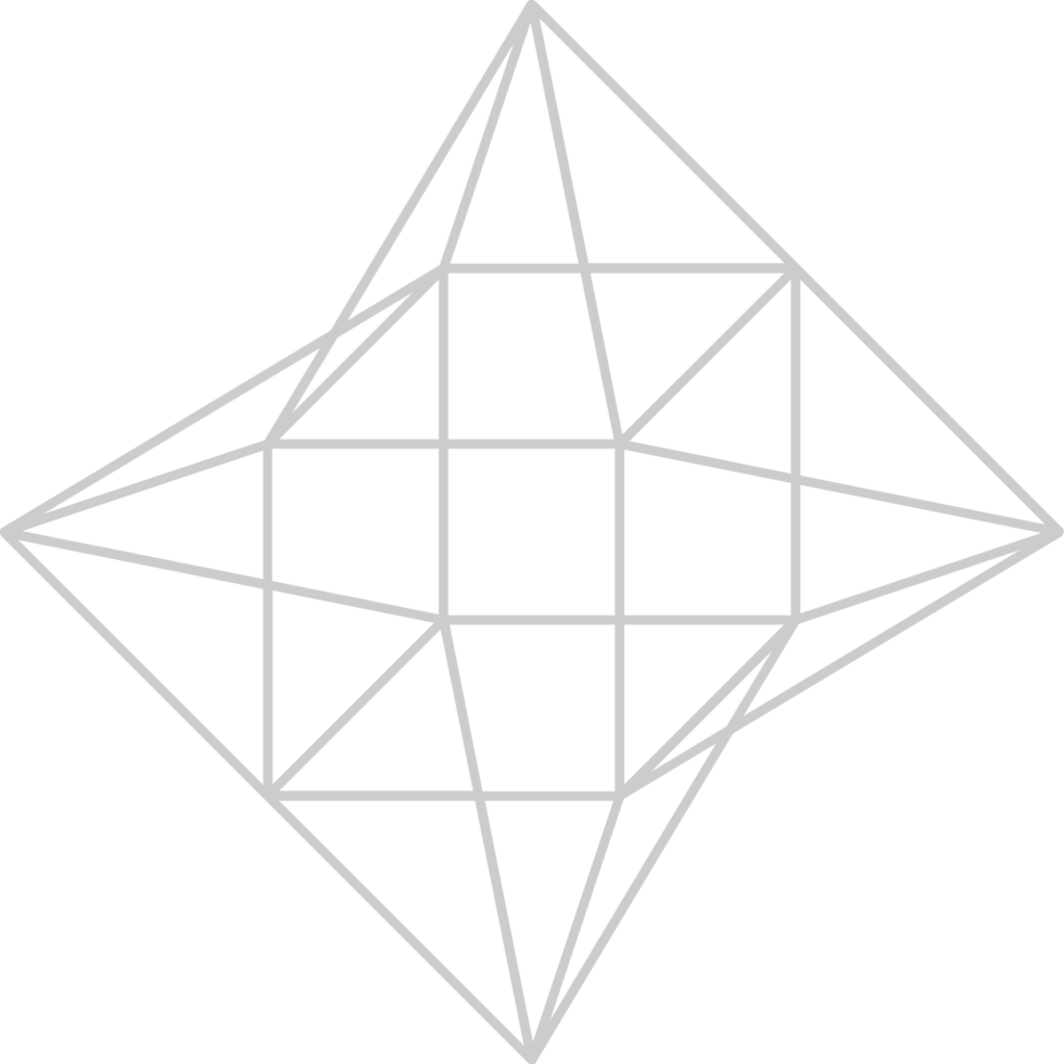 Geometric pyramid vector