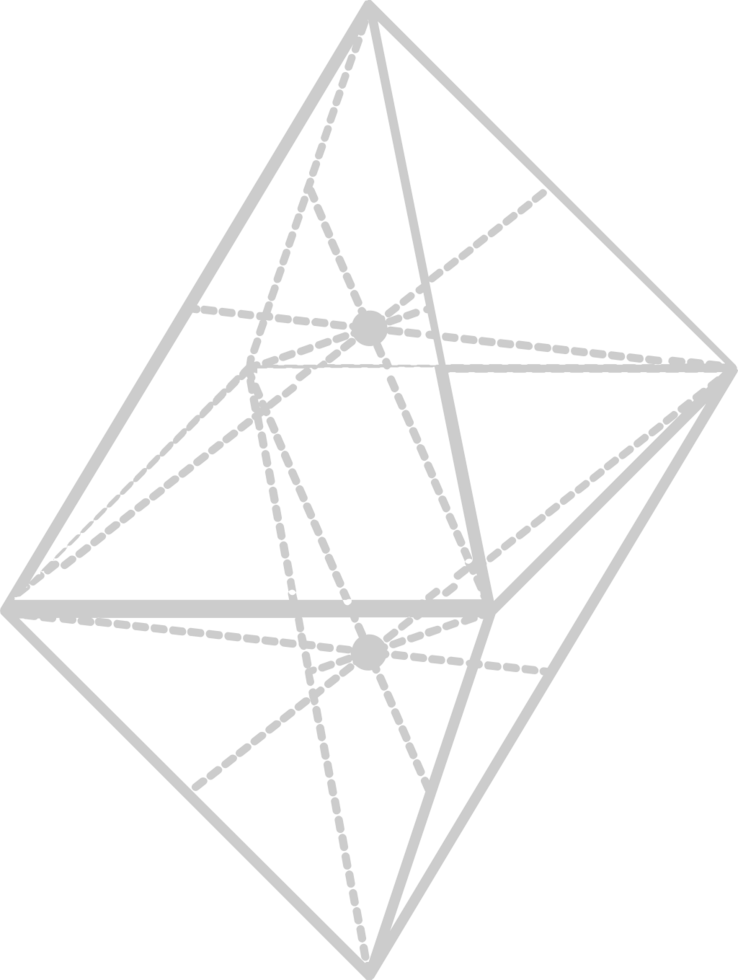 Geometric pyramid vector