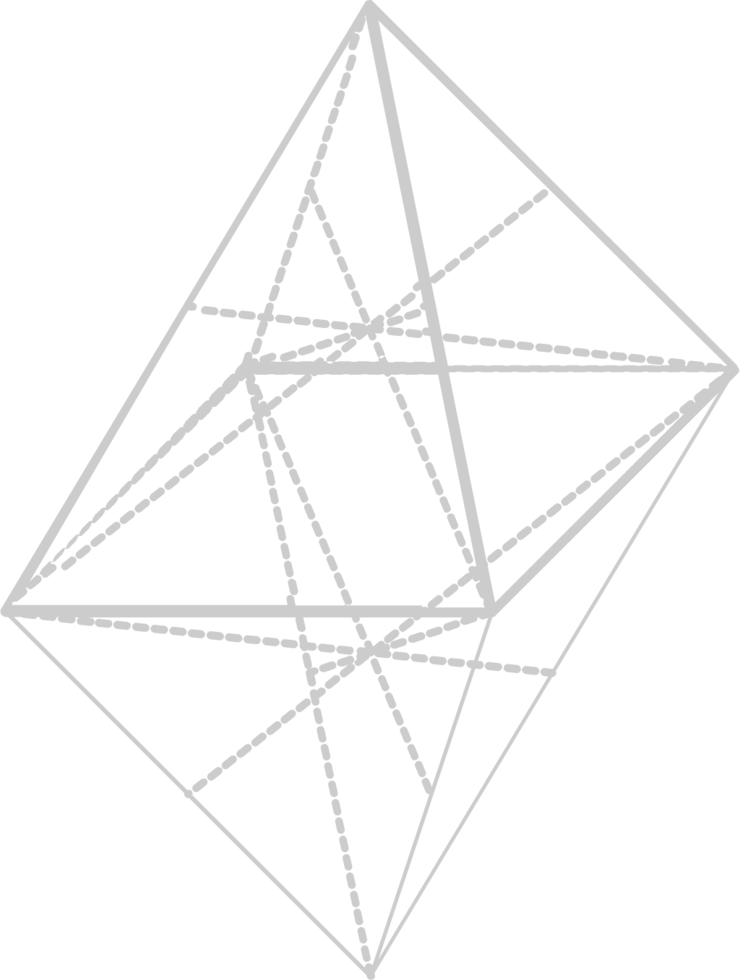 Geometric pyramid vector