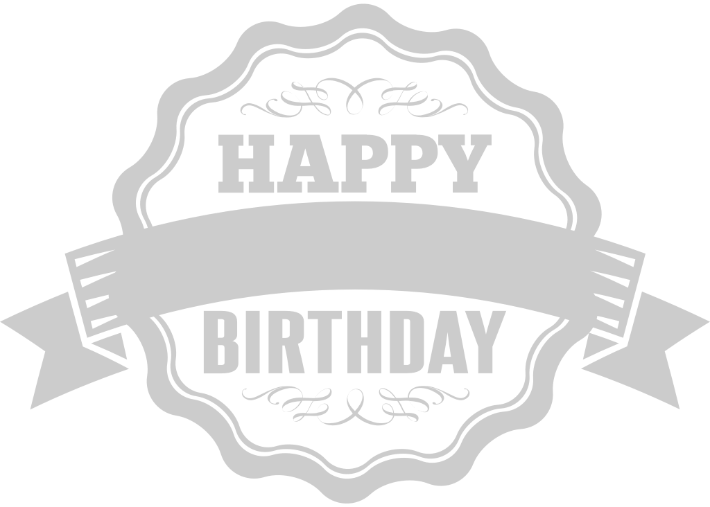 Birthday Text vector