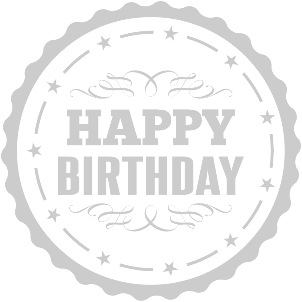 Birthday Text vector